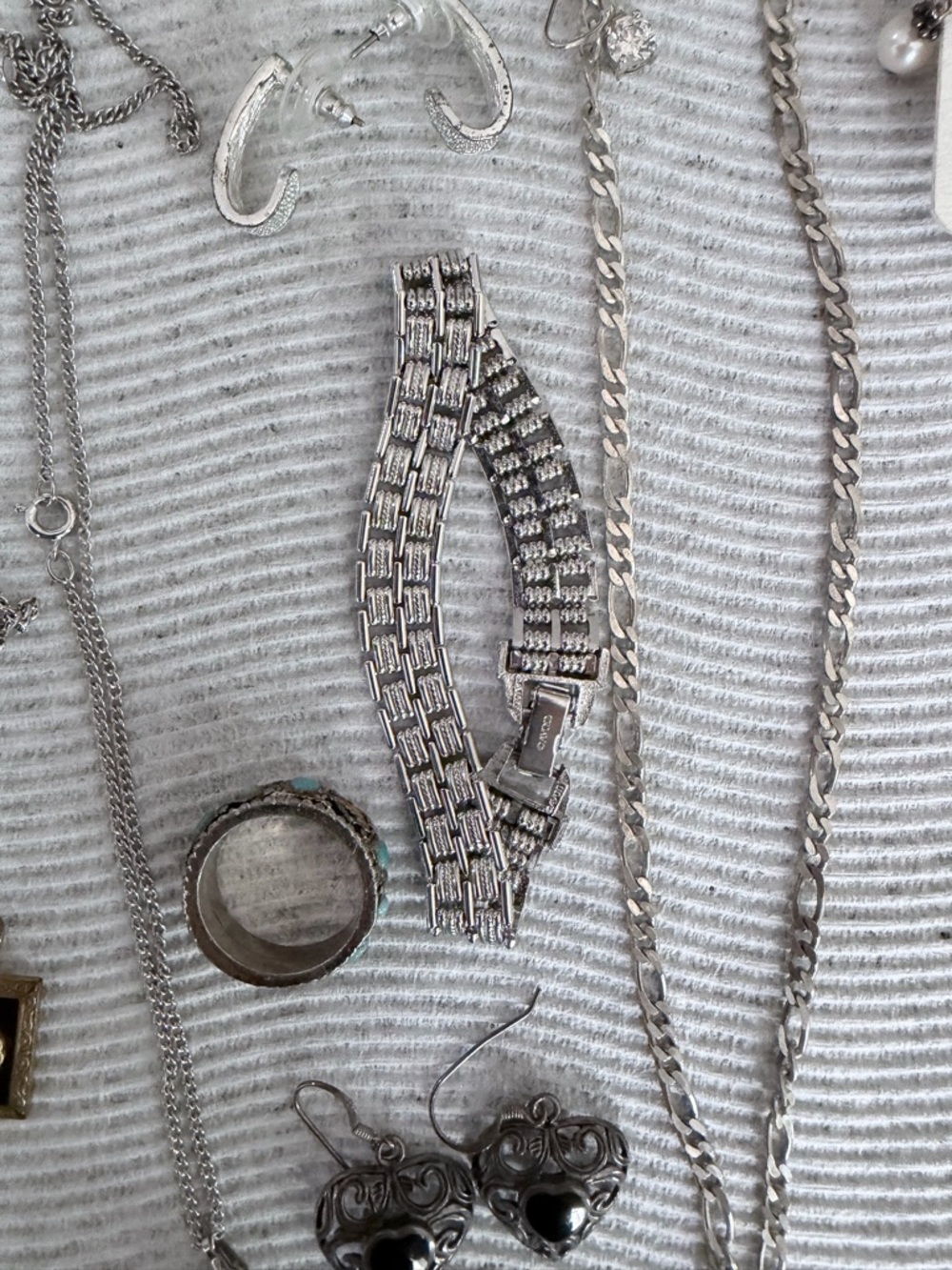 All. Jody Crystal Silver-Tone Heart Locket Pendant Necklace - Silver - Picture 5 of 7